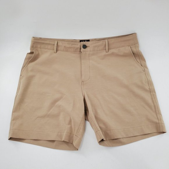 All Day Shorts Mens 36 Tan‎ Style#MSC0013 - Picture 1 of 5